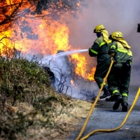 El fuego siembra el pánico en Galicia