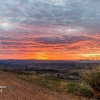 Espectaculares salidas y puestas de sol estos días en Extremadura