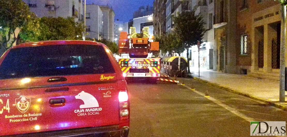 Los bomberos restablecen la normalidad en la avenida de Santa Marina