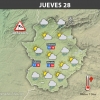 Previsión meteorológica en Extremadura. Días 27, 28 y 29 de diciembre