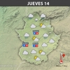 Previsión meteorológica en Extremadura. Días 12, 13 y 14 de diciembre