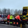 Los bomberos le salvan la vida a un hombre tras accidentarse en la EX-209