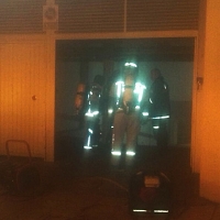 Incendio en un edificio de Badajoz