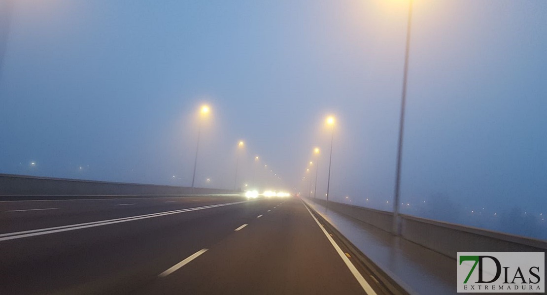 La niebla obliga a moderar la velocidad en las carreteras extremeñas