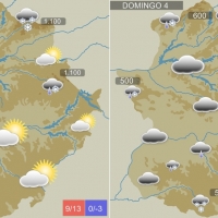 Sábado frío y nieve el domingo en algunas comarcas de Extremadura