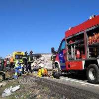 Accidente con un muerto en una carretera de Badajoz