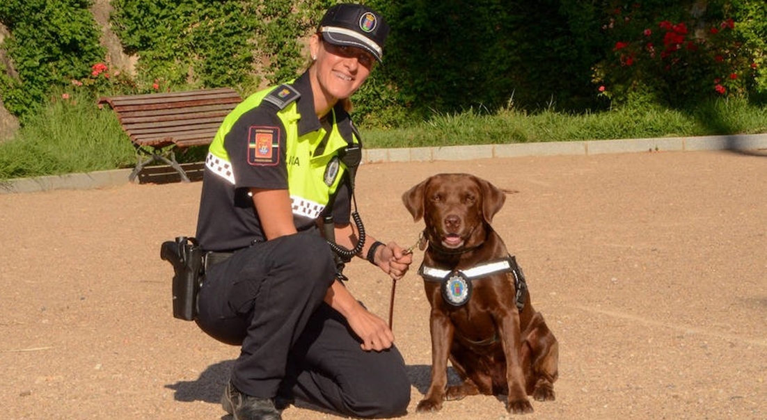 Premio nacional para la unidad canina de la Policía Local de Badajoz