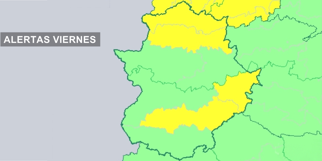 Las alertas por viento y lluvia volverán el viernes a Extremadura