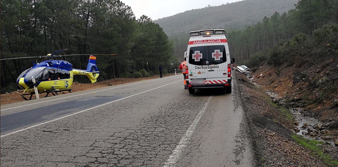 Un accidente en la N-432 moviliza recursos sanitarios de Castilla la Mancha