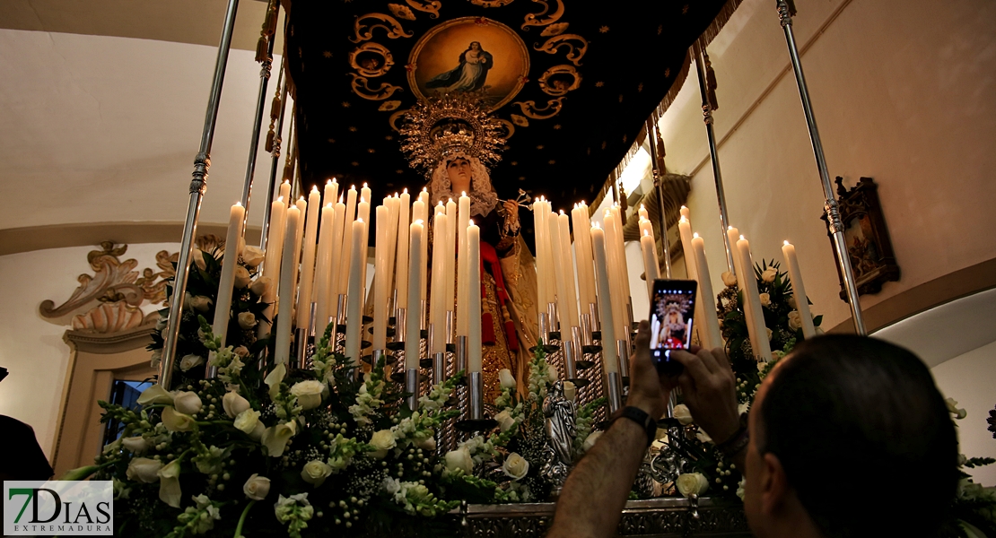 Las imágenes más íntimas del Lunes Santo en Badajoz