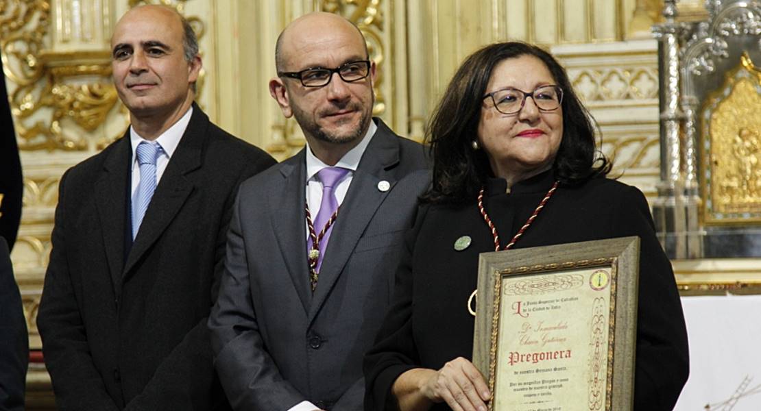 Emotivo pregón de la escritora Inma Chacón de apertura a la Semana Santa