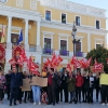 Empleadas de Eulen protestan frente al Ayuntamiento contra Palicrisa