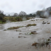 Se desborda el Zújar y corta una carretera entre Badajoz y Córdoba