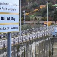 Espectacular aumento del embalse de Villar del Rey, cercano a desembalsar