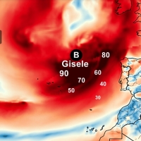 La Borrasca Gisele se dejará sentir con fuerza en Extremadura