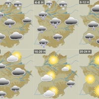 Secuencia de lluvias para el Domingo de Ramos en Extremadura