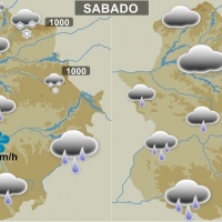 Previsión fin de semana: Sábado muy lluvioso en la provincia de Badajoz