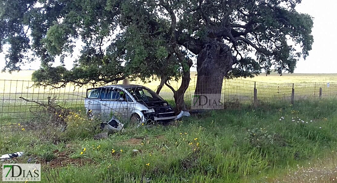 Grave accidente en la carretera de Cáceres