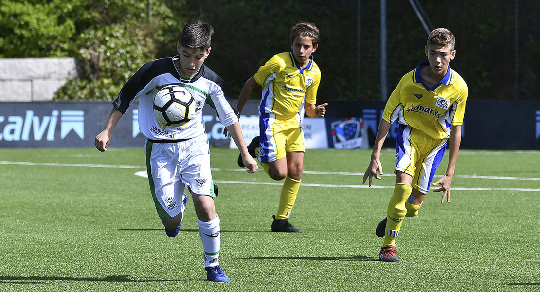 Imágnes de los alevines extremeños en la 1ª jornada del Campeonato de España