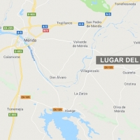 Dos heridos en un accidente de tráfico en Guareña (Badajoz)