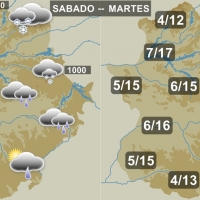 Mañana sábado bajón térmico ¿Cuánto durará este episodio de frío y nieve?