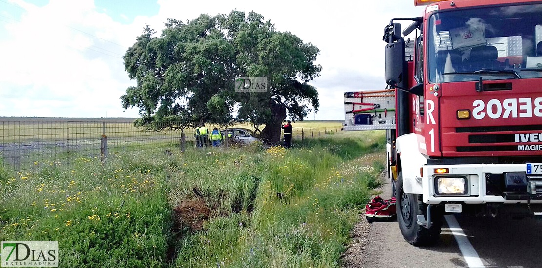 Grave accidente en la carretera de Cáceres