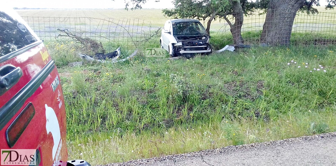 Grave accidente en la carretera de Cáceres