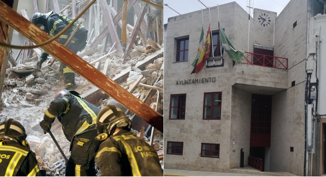 Luto en Extremadura y angustia en Madrid por el derrumbe del edificio