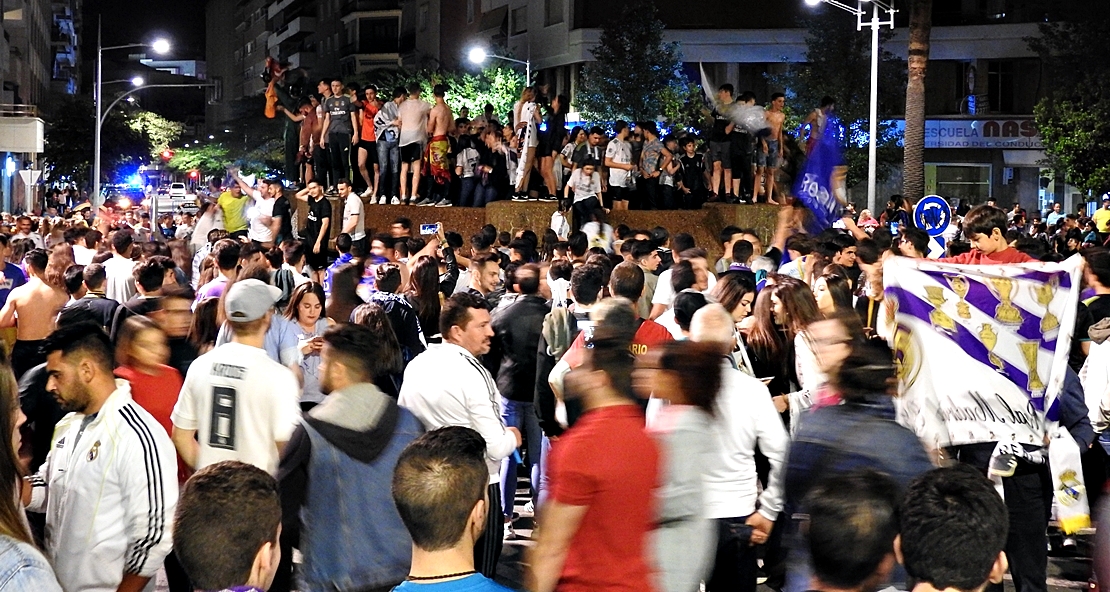 Badajoz celebra la 13º Champions del Real Madrid