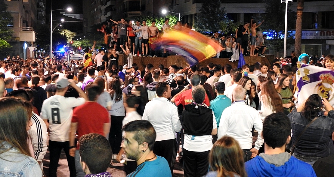 Badajoz celebra la 13º Champions del Real Madrid