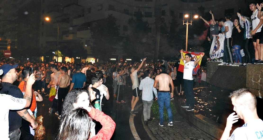 Badajoz celebra la 13º Champions del Real Madrid