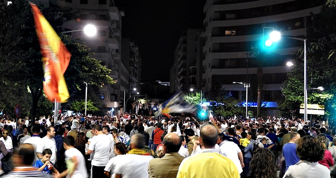 Badajoz celebra la 13º Champions del Real Madrid