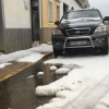 Llegan más imágenes de la granizada y posterior inundación en Guareña (Badajoz)