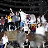 Badajoz celebra la 13ª Champions del Real Madrid