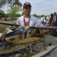 Imágenes de la concentración de hidroaviones en el Guadiana