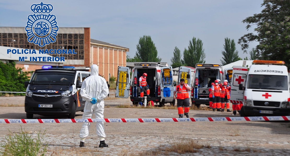 La Policía hace un simulacro con el mortífero gas sarín en Badajoz