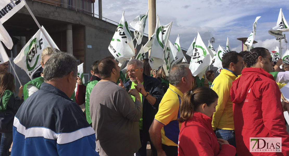 Los trabajadores de la FMD se manifiestan por sus derechos