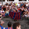 Almendralejo comienza a llenarse para celebrar el ascenso del Extremadura