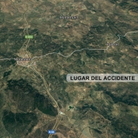 Un motorista grave tras accidentarse en el sur de Badajoz