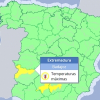 Primera alerta amarilla del año por altas temperaturas en las Vegas del Guadiana