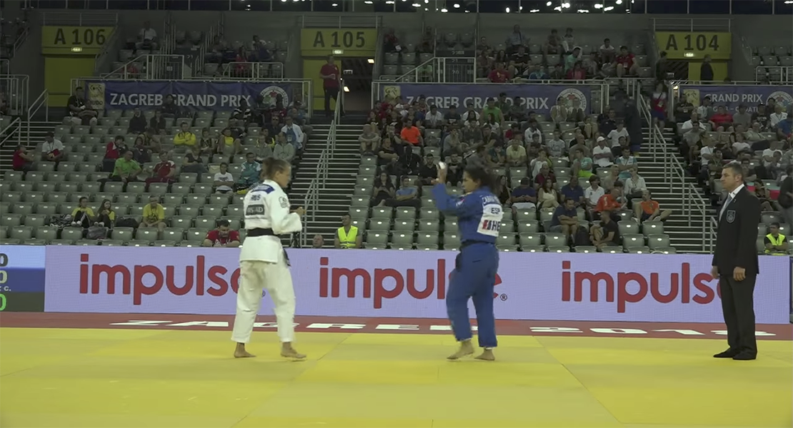 La extremeña Cristina Cabaña no puede luchar por las medallas en Zagreb