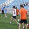 Imágenes del entrenamiento del CD. Badajoz ante su público