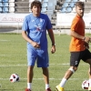 Imágenes del entrenamiento del CD. Badajoz ante su público