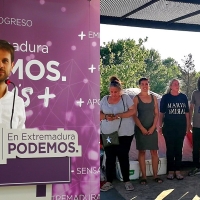 Jaén exige una solución para las familias que acampan frente a la casa de Vara