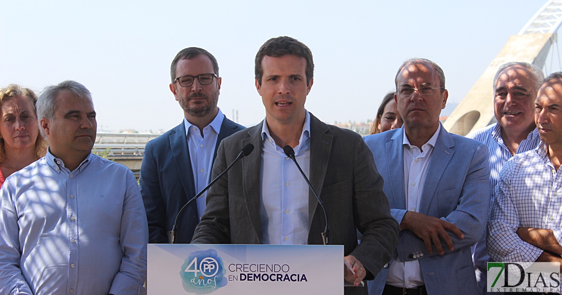 Casado: “Las reivindicaciones de Monago son también las mías”