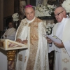 Imágenes de la ofrenda floral del CD. Badajoz a la Virgen de la Soledad