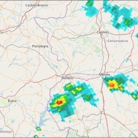 Comienzan a formarse importantes tormentas en Extremadura