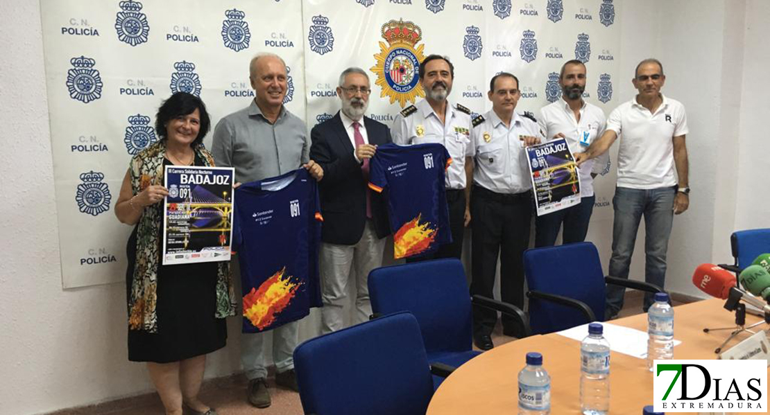 La Policía Nacional aúna el binomio deporte y solidaridad en Badajoz