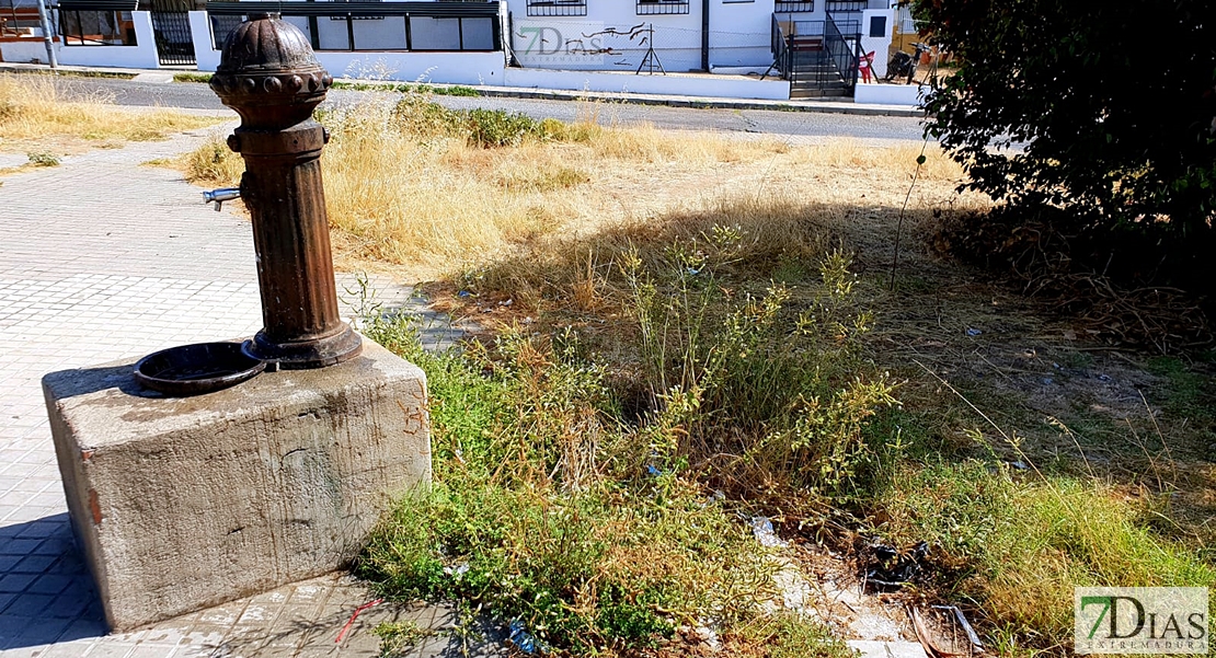 Desidia y abandono en los parques de Badajoz