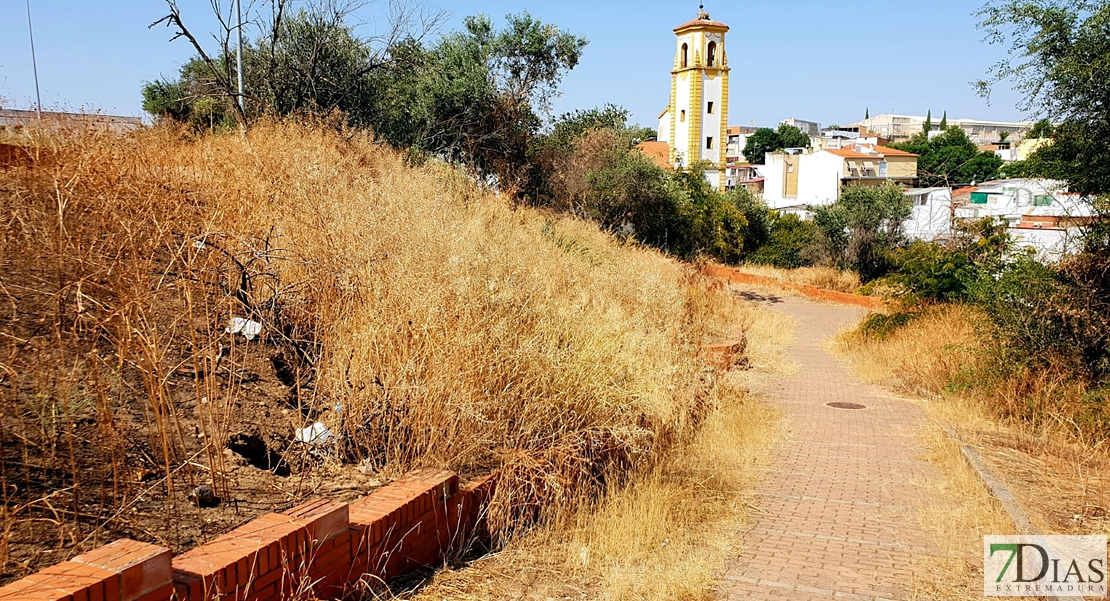 Desidia y abandono en los parques de Badajoz